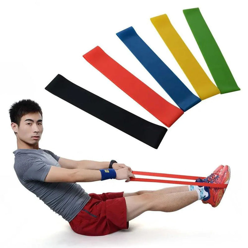 Kit 5 Faixas Elásticas Para Exercícios