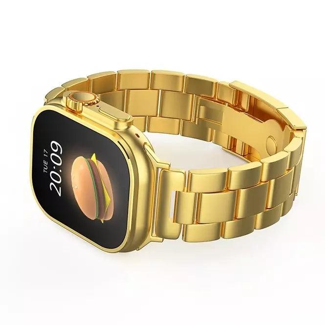 GoldNine 24k® | SmartWatch Ultra Pro + Bônus de 3 Pulseiras