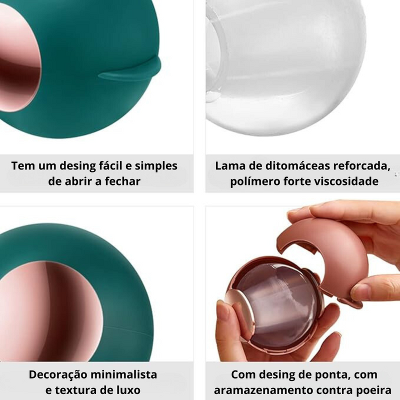 Esfera Adesiva para Remoção de Pelos e Fiapos