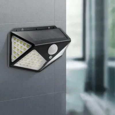 SolarMax Luminária de Led com Carregamento Solar e Sensor de Movimento - Luminária Solar LED com Sensor