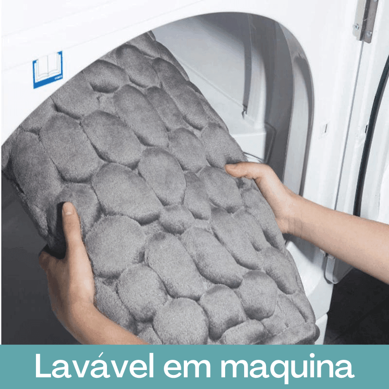 Tapete macio para banheiro Absorvente, Impermeável e Antiderrapante