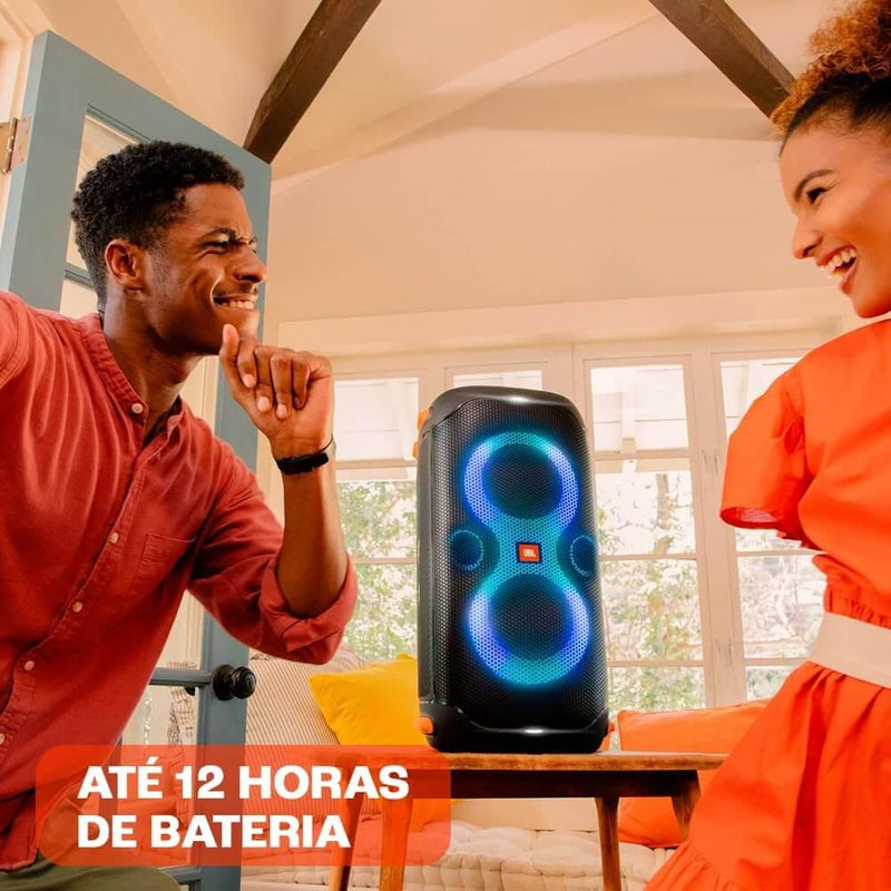 Caixa de Som Portátil JBL Partybox 110, Preta, com Bluetooth