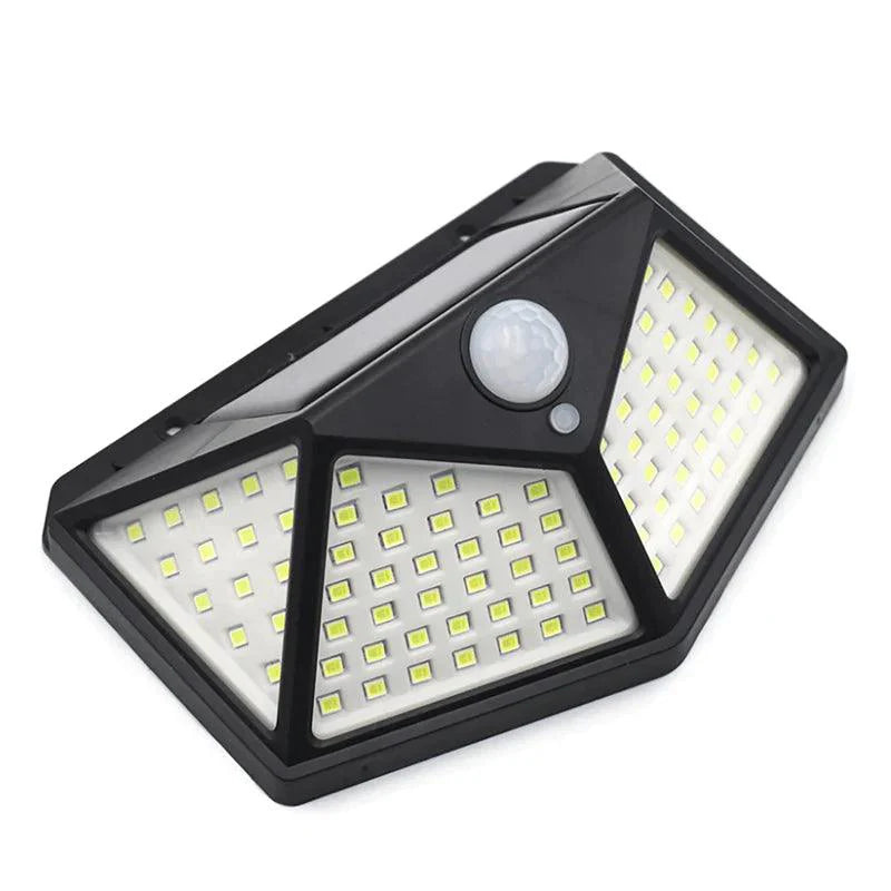 SolarMax Luminária de Led com Carregamento Solar e Sensor de Movimento - Luminária Solar LED com Sensor