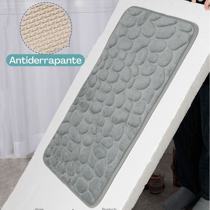 Tapete macio para banheiro Absorvente, Impermeável e Antiderrapante