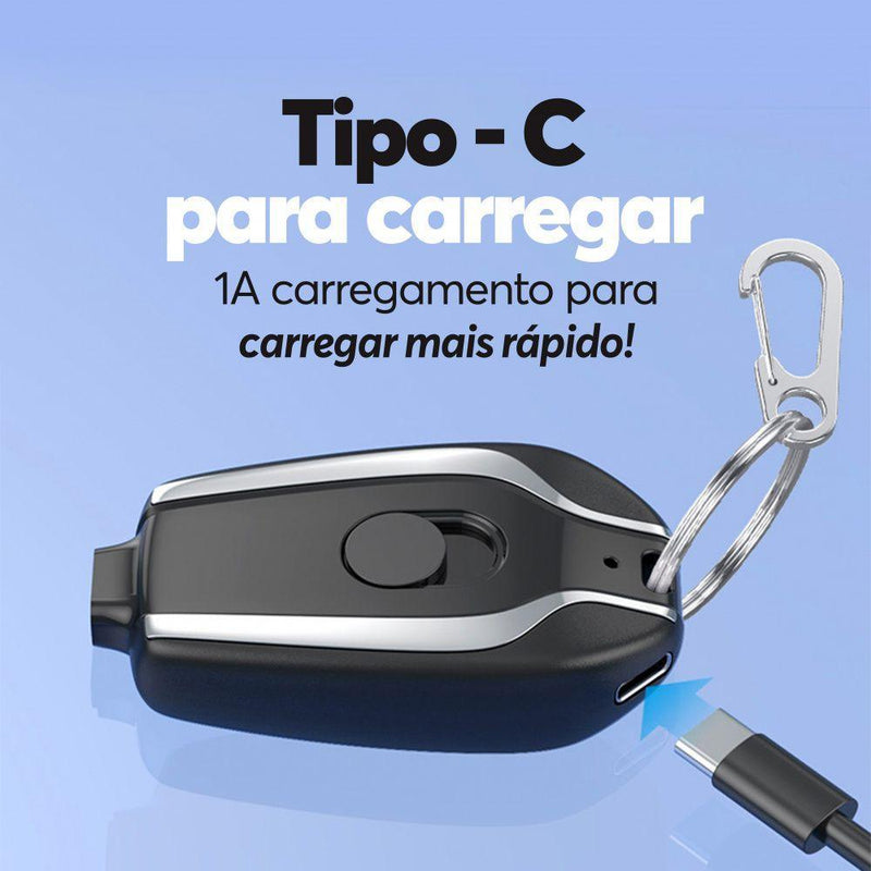 Chaveiro Carregador Max Charge [CARREGAMENTO TURBO]