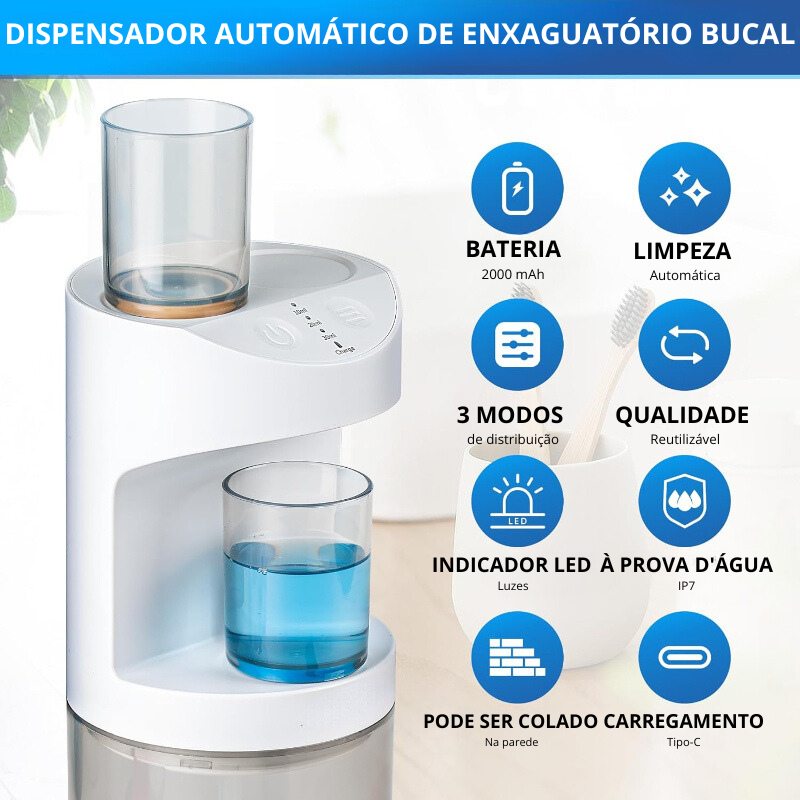 Dispenser de Enxaguante Bucal