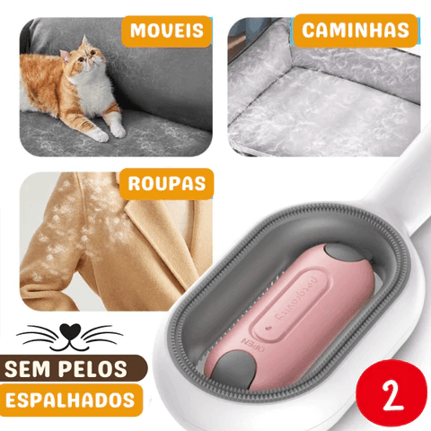 PetBrush - Escova Massageadora e Removedora de pelos