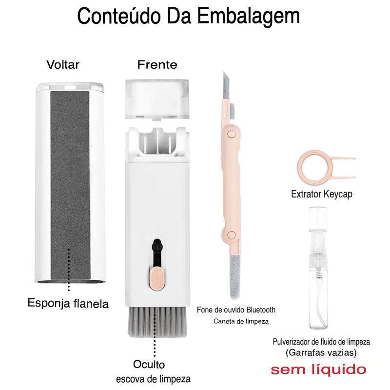 Limpador multifuncional para teclados - CleanTech 7 em 1