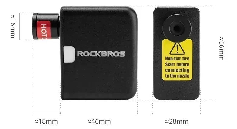 Mini Compressores de Ar Portátil para Bicicletas Rockbros