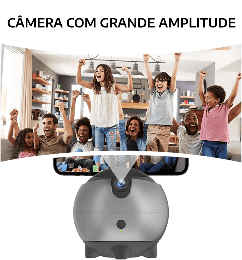 Camera de Rastreamento Facial Rotação 360 °