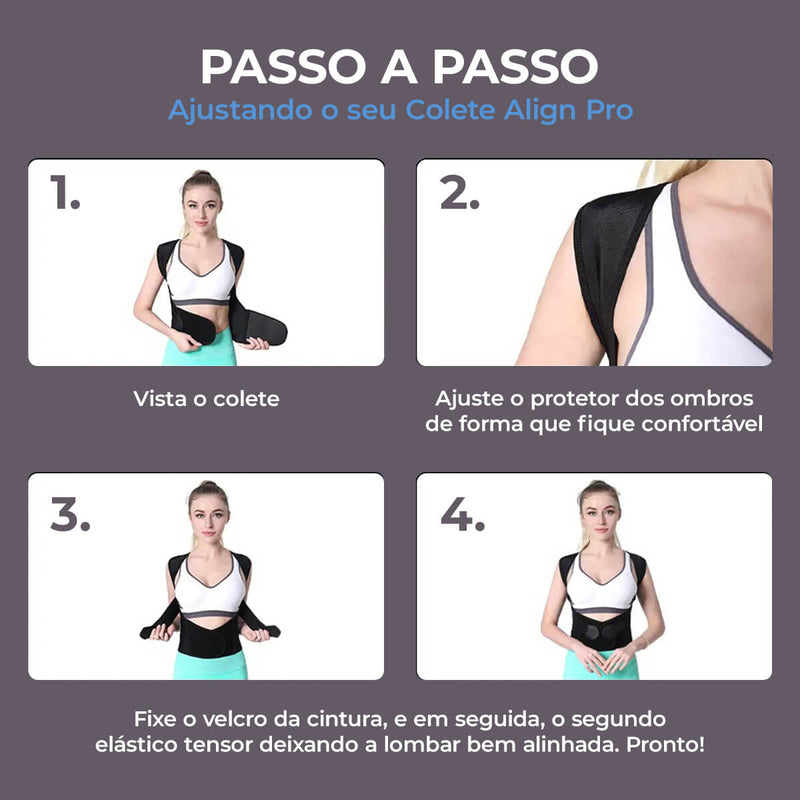 Corretor Postural Pro Elite [ALINHA NA HORA]