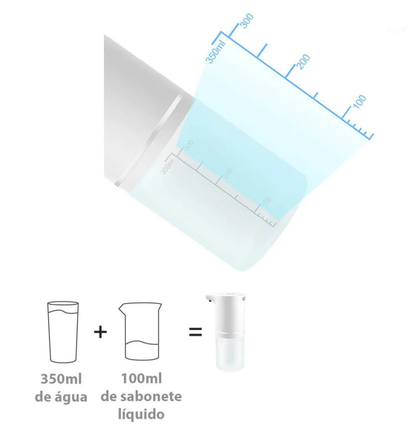 Dispenser Automático de Sabonete Líquido - Tazzi