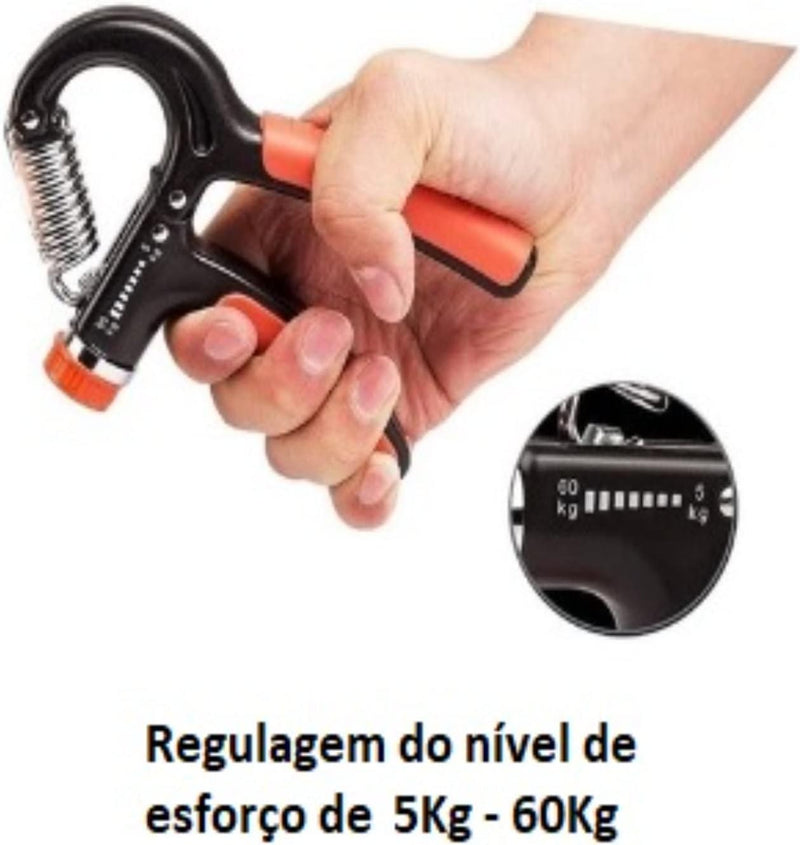 Flexor Force - Hand Grip Resistente e Regulável 10 a 60kg