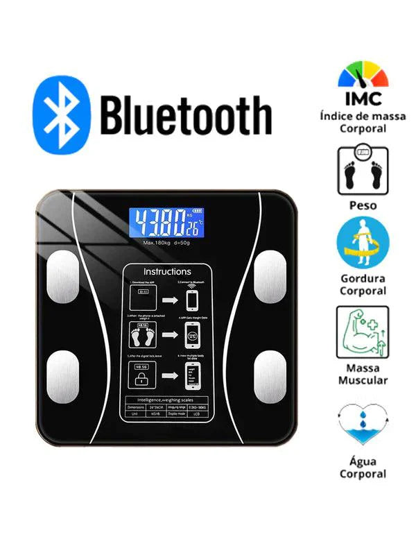 Balança Digital de Bioimpedância Bluetooth Original