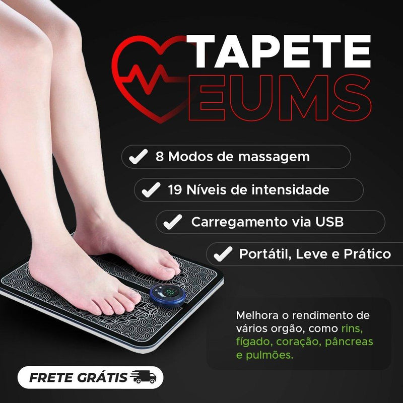 Tapete Massageador com Tecnologia EUMS