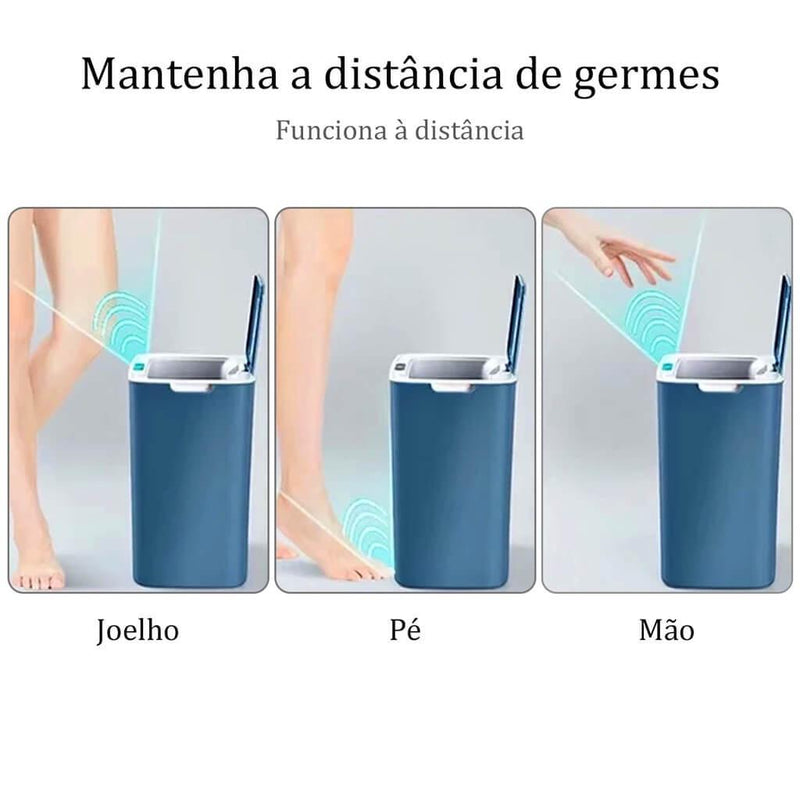 Lixeira Inteligente Automática Elegante e Moderna