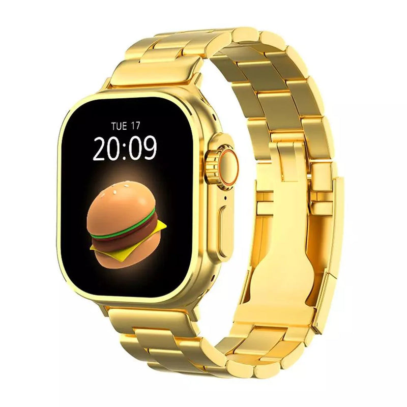 GoldNine 24k® | SmartWatch Ultra Pro + Bônus de 3 Pulseiras